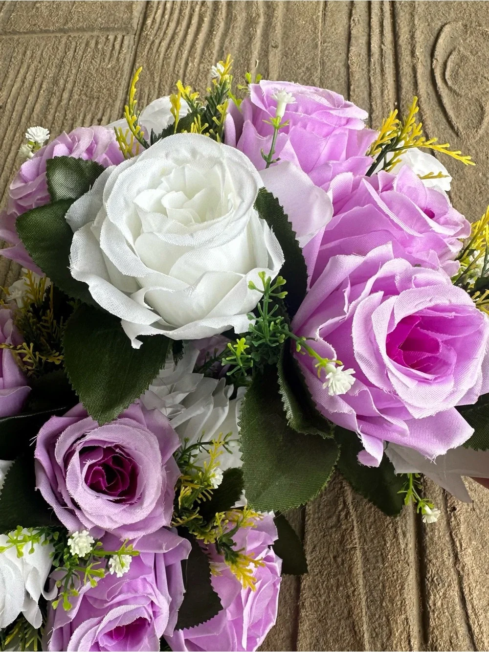 Artificial Flower Taper Candle Rings Set of 2 Floral Candle Holders Farmhouse